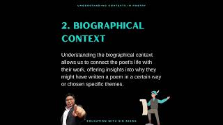 UNDERSTANDING CONTEXTS IN POETRY