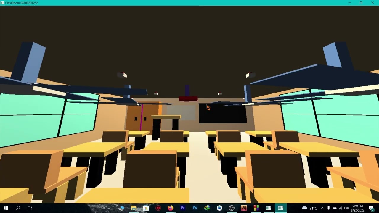 3d Classroom C++ Opengl Glut Project With Source Code By Swan Kanak ...