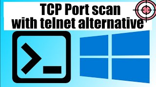 Telnet alternative with Powershell command