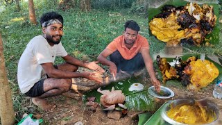 Arabian styles ଗୋଟା କୁକୁଡ଼ା ପୋଡ଼ା l full chicken 🐔🍗 fry with village full process।