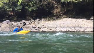 瀬田川　カヌーツーリング　立木観音下