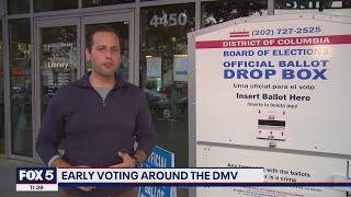 Early voting rolls out across the DMV | FOX 5 DC