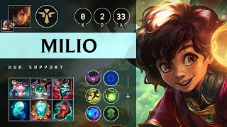 Milio Support vs Rakan - EUW Master Patch 25.S1.1