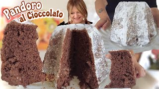 CHOCOLATE PANDORO Easy and very soft with Nutella