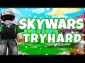 TRYHARD Skywars GAMEPLAY! 👑⚔️| Roblox Bedwars Gameplay