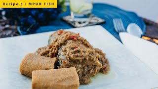 Cameroonian Mpuh Fish - Mackerel Coated in Plantain Powder