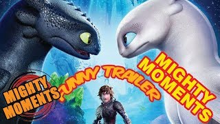 FUNNY VIDEOS ||  How To Train Your Dragon 3 || Trailer Funnies Version - Mighty Moments