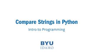How to Compare Strings in Python: Case-Insensitive User Input Tutorial