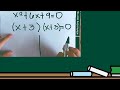 COLLEGE AND ADVANCED ALGEBRA_1SM (SOLVING EQUATIONS BY FACTORING)