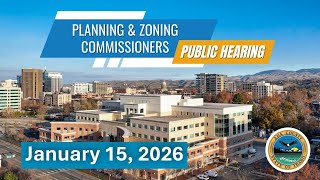 Ada County P&Z Hearing – January 15, 2026