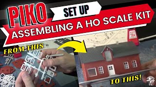 PIKO America - Assembling A Building Kit in HO Scale