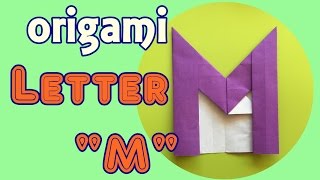 Origami Letter M By Ashvini
