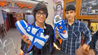 LV Ke Shoes Gift 🎁 Piyush 2,00,000 Rs Ke 😮 #souravjoshivlogs #trending #shorts