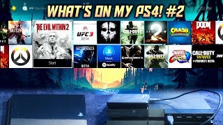 WHAT'S ON MY PS4 in 2018?! (OVER 50 GAMES \u0026 THEMES)