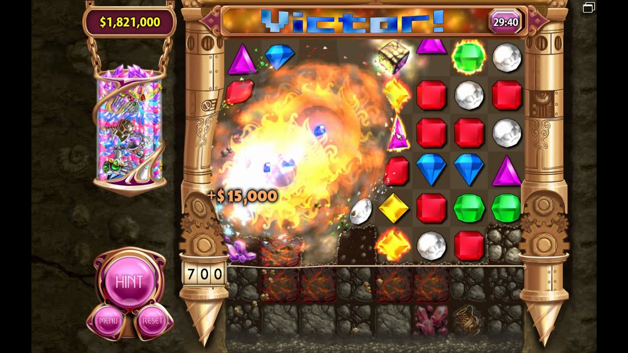 Bejeweled 3 Luck! Supernova Gem + HyperCube-HyperCube! [1728x1080@30 ...