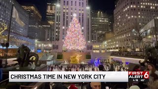 Exploring Christmastime in NYC ahead of Nebraska's appearance in Pinstripe Bowl