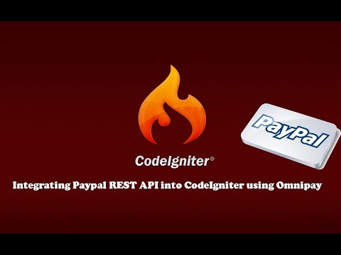 Integrating Paypal REST API into CodeIgniter using Omnipay