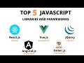 5 Most Popular Javascript Frameworks And Libraries 2020