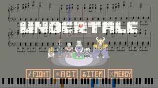 【Undertale】｢Hopes and Dreams｣　ピアノアレンジ(楽譜付き)