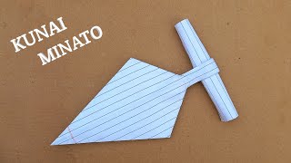 How To Make Minato Kunai from Notebook Paper - DIY Kunai | Make A Paper Kunai Ninja Weapon