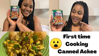 My first time cooking Canned Ackee //  Wow, I didn't expect this at all! 😮