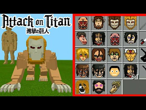 SAIU !! NOVA ADDON/MOD DO SHINGEKI No KYOJIN (Attack On Titan) COM ...