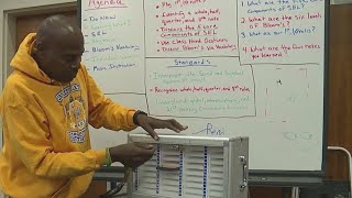 Dudley High School teacher removes distractions by locking up phones