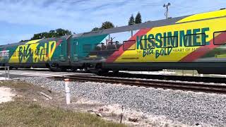 4/4/24 - Southbound Brightline train in Sebastian