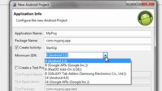 Android Tutor 5 Creating New Android Project In Eclipse