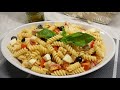 COLD PASTA (Mediterranean Pasta Salad) Fusili with Tuna Tomato Mozzarella #102