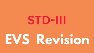 Std-III | EVS Revision | Listen and repeat |