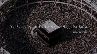 Ya Rabbe Mustafa to Mujhe Hajj Pa Bula | Hafiz Tahir Qadri (Slowed + Reverb)