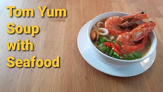 Simple - Tom Yum Soup with Seafood 泰式海鲜酸辣汤 | Nanci's Kitchen 南希的厨房