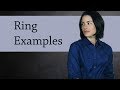 Ring Examples  (Abstract Algebra)