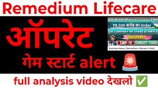 Remedium Lifecare LATEST NEWS - Remedium Lifecare TODAY News - Remedium Lifecare share 🔥