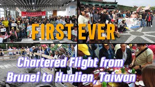 First Ever Chartered Flight from Brunei to Hualien, Taiwan! | Dolphins, White Monkeys \u0026 More!