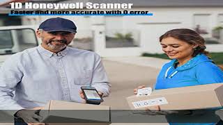 Android Barcode Scanner MUNBYN Rugged Handheld Mobile Terminal with 1D Honeywell Laser Reader, Touc