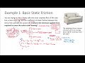 static friction example problem