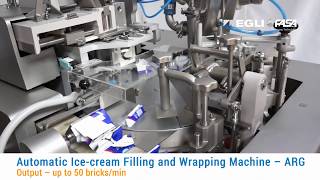 Ice cream Filling and Wrapping Machine - ARG