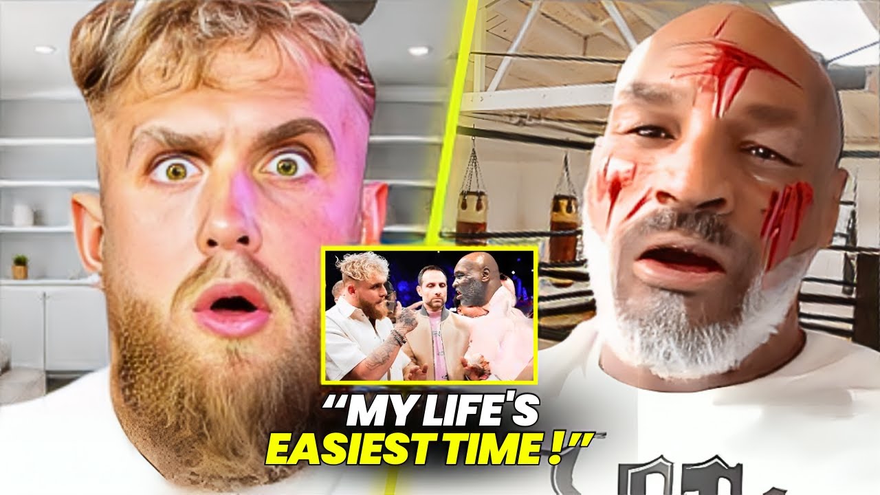 JAKE PAUL HARSHLY ATTACKED MIKE TYSON DURING THE PRESS CONFERENCE ...