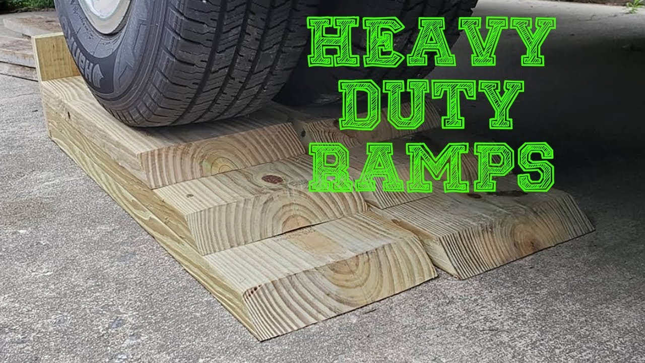 How To Make Heavy Duty Car Ramps - YouTube