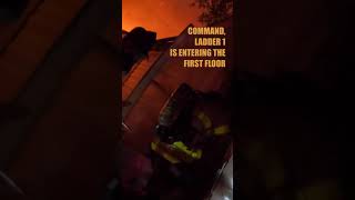 Coordinating operations at basement fires.