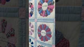 Friendship Dresden Plate Quilt from Feathered Farm Quilts