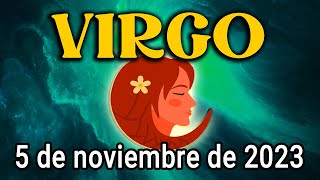 ❤𝐀𝐥𝐠𝐮𝐢𝐞𝐧 𝐥𝐥𝐞𝐠𝐚 𝐞𝐧 𝐮𝐧 𝐦𝐨𝐦𝐞𝐧𝐭𝐨 𝐜𝐥𝐚𝐯𝐞💋 Horóscopo de hoy Virgo ♍ 5 de Noviembre de 2023|Tarot