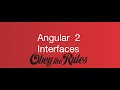 Angular 1 to Angular 2 : Interfaces