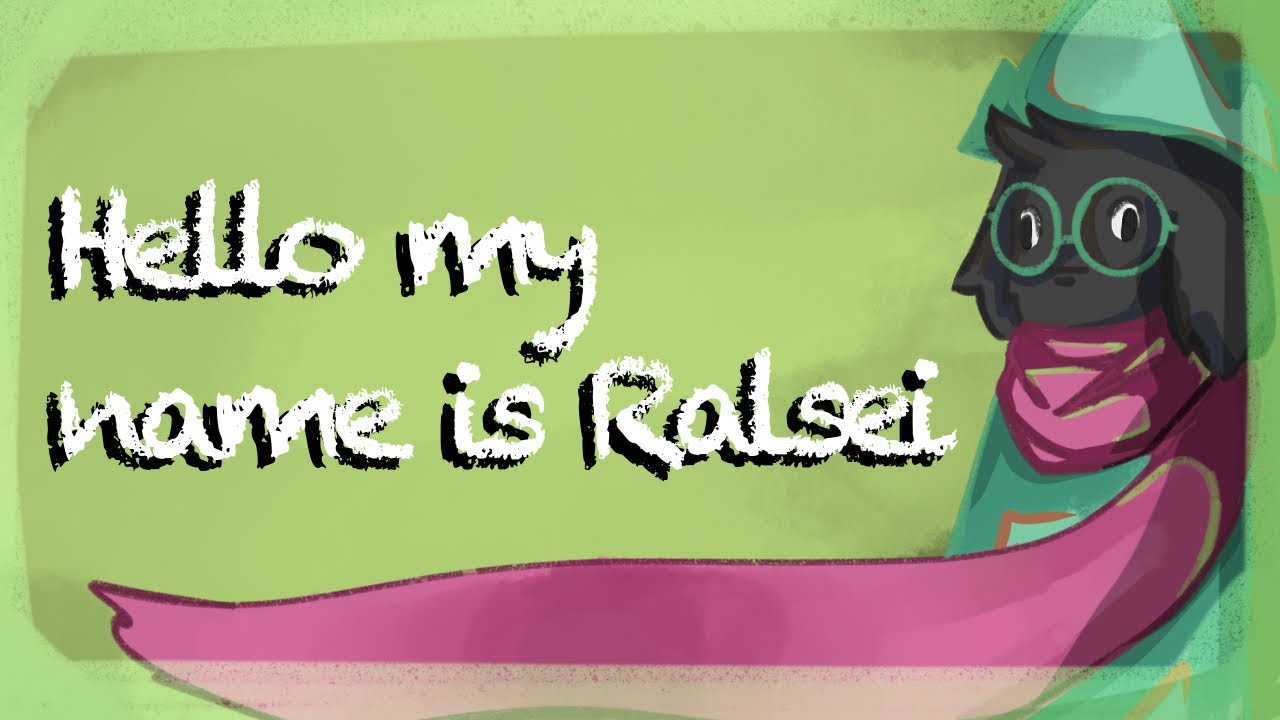 Hello My Name Is Ralsei But It S Very Low Budget Youtube