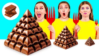 Big, Medium and Small Plate Challenge | Awesome Kitchen Tricks by TeenChallenge