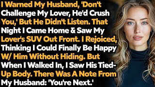 Husband Got Epic Revenge On A Cheating Wife When Caught Her Affair Partner at Home. Sad Audio Story