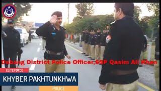 New Dabang District Police Officer, SSP Qasim Ali Khan, On The Occasion Of Taking Charge In Nowshera