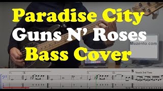 Paradise City - Bass Cover